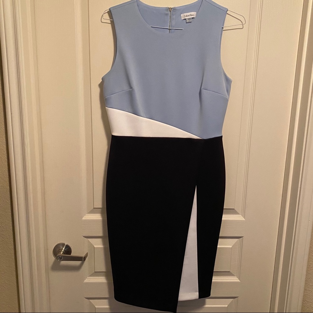 EUC Sleeveless Calvin Klein Sheath